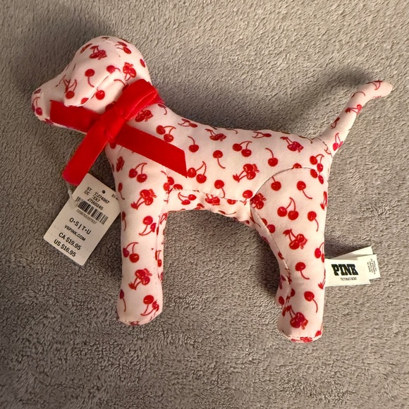 PINK Victoria's Secret Accessories - Red and Pink Mini Dog
